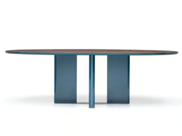 PRINCIPE MP.600 - Oval walnut table by Arte Brotto - view 3